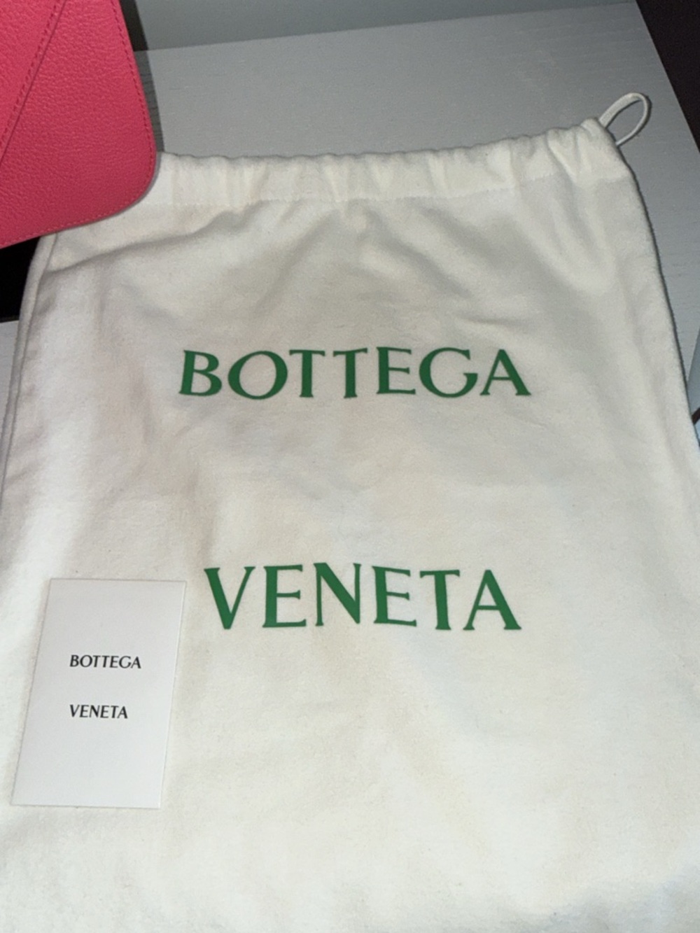 Bottega Veneta Hot Pink Mount Envelope Bag with Gold Chain - Picture 10 of 10